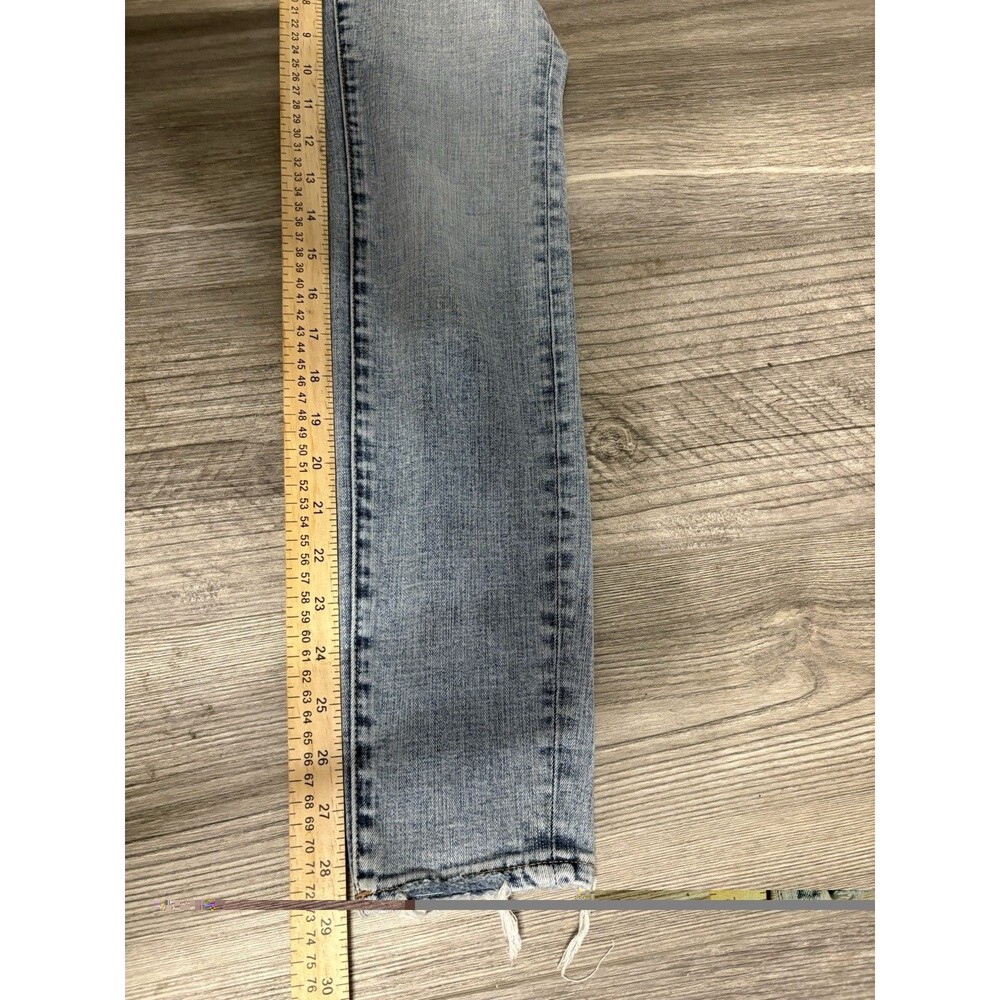 Good American Jeans Womens 2/26 Skinny High Rise Stretch Designer Frayed - Picture 6 of 8
